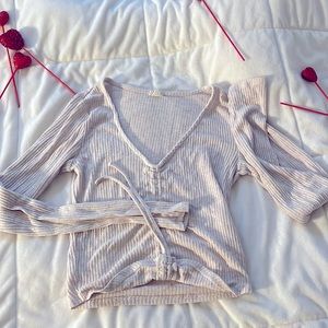 Long sleeve tight light pink Extra Small